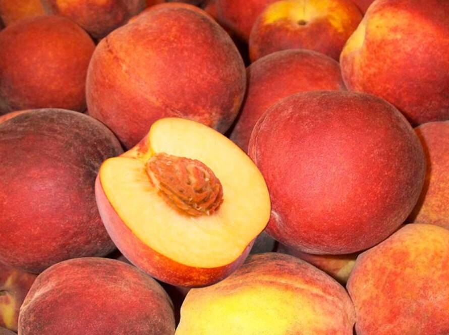 Pesche gialle mature e succose 2B